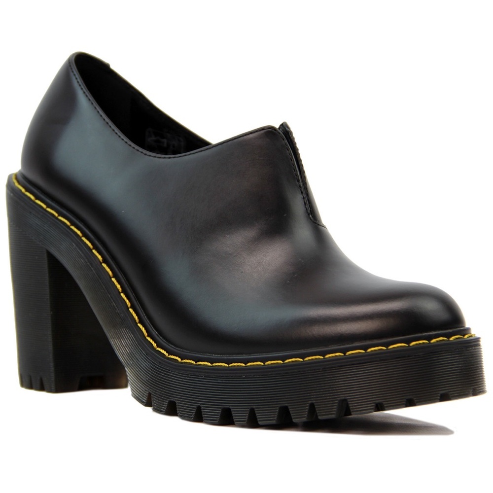 Doc Martens 
CORDELIA RETRO MOD SMOOTH LEATHER HEELS